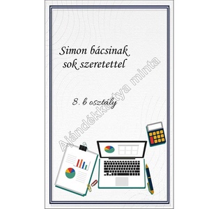 Informatika tanároknak ajándékballagásra, pedagógusnapra tanév végére - Könyvjelző best teacher charmmal, ajándékkártyán - könyv & zene - könyvjelző - Meska.hu