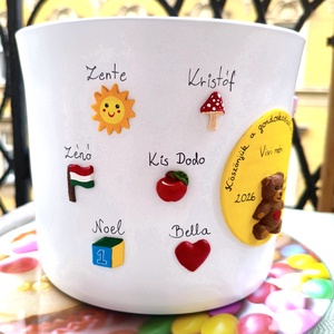 Ballagási kaspó  - otthon & életmód - virágdekoráció - virágtartó - kaspó - Meska.hu