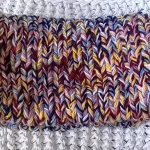 Boho színes sál és ujjatlan kesztyű szett - ruha & divat - sál, sapka, kendő - sál - Meska.hu