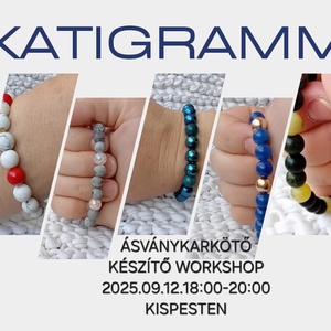Őszi ásványkarkötő készítő workshop, DIY (Csináld magad), Workshop & Tanfolyam, Ékszerkészítés, Gyöngyfűzés, gyöngyhímzés, MESKA