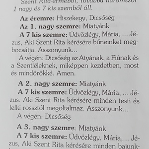 Szent Rita rózsafűzér-karkötő - ékszer - karkötő - ásványkarkötő - Meska.hu
