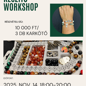 Ásványkarkötő készítő workshop - Meska.hu