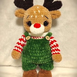 Oli a rénszarvas, Játék & Sport, Plüssállat & Játékfigura, Plüss mesefigurák, Horgolás, MESKA