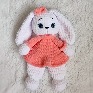 Nyuszi szundipajti - játék & sport - plüssállat & játékfigura - nyuszi - Meska.hu