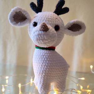 Plüss rénszarvas - játék & sport - plüssállat & játékfigura - más figura - Meska.hu