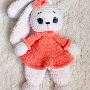 Nyuszi szundipajti - játék & sport - plüssállat & játékfigura - nyuszi - Meska.hu