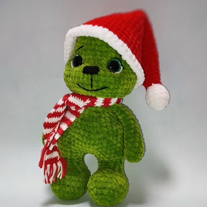 Horgolt baby Grincs - játék & sport - plüssállat & játékfigura - plüss mesefigurák - Meska.hu