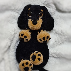 Horgolt tacsi szundipajti - Meska.hu