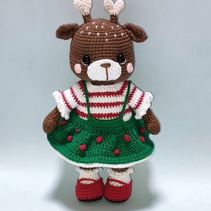 Horgolt őzike - Meska.hu