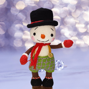 Hóemberke, Játék & Sport, Plüssállat & Játékfigura, Plüss mesefigurák, Horgolás, MESKA