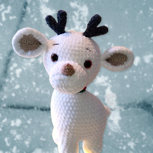 Plüss rénszarvas, Játék & Sport, Plüssállat & Játékfigura, Más figura, Horgolás, MESKA