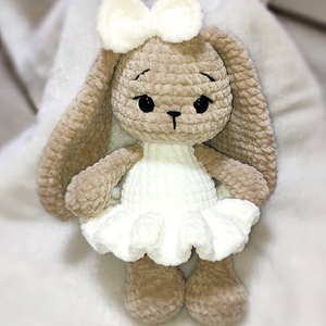 Horgolt plüss nyuszi - Meska.hu