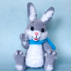 Horgolt plüss nyuszi - Meska.hu