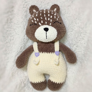 Horgolt plüss maci - játék & sport - plüssállat & játékfigura - maci - Meska.hu