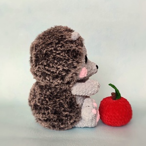 Horgolt plüss süni - játék & sport - plüssállat & játékfigura - plüss mesefigurák - Meska.hu