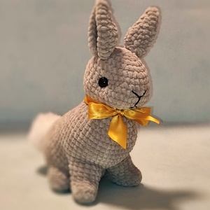 Horgolt plüss nyuszi, Játék & Sport, Plüssállat & Játékfigura, Nyuszi, Horgolás, MESKA