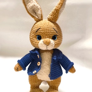 Horgolt plüss nyuszi - Meska.hu