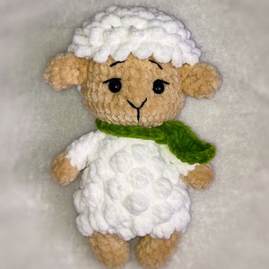 Horgolt plüss bárány - Meska.hu