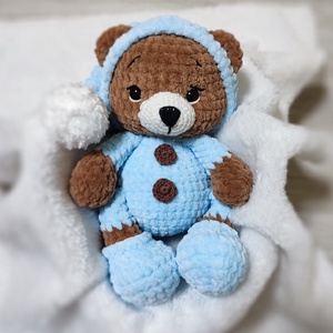 Pizsamás maci, Játék & Sport, Plüssállat & Játékfigura, Maci, Horgolás, MESKA