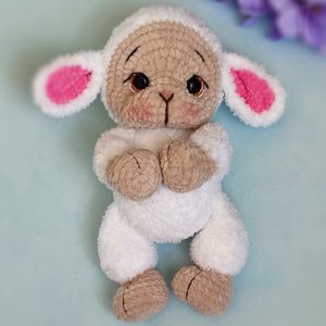 Horgolt plüss bárány, Játék & Sport, Plüssállat & Játékfigura, Plüss bárány, Horgolás, MESKA