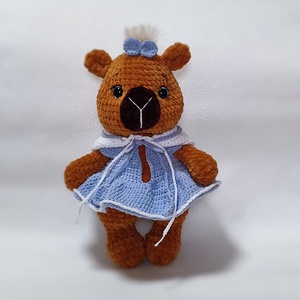 Horgolt plüss capybara - játék & sport - plüssállat & játékfigura - plüss mesefigurák - Meska.hu