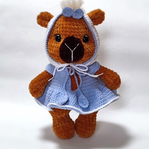 Horgolt plüss capybara - játék & sport - plüssállat & játékfigura - plüss mesefigurák - Meska.hu