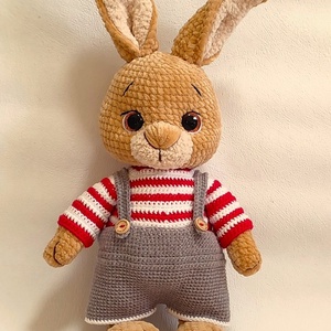 Horgolt plüss nyuszi - Meska.hu