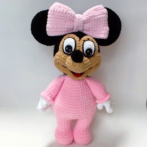 Horgolt plüss Minnie egér - játék & sport - plüssállat & játékfigura - plüss mesefigurák - Meska.hu