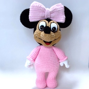 Horgolt plüss Minnie egér - Meska.hu