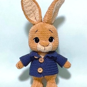 Horgolt plüss Nyúl Péter , Játék & Sport, Plüssállat & Játékfigura, Nyuszi, Horgolás, MESKA