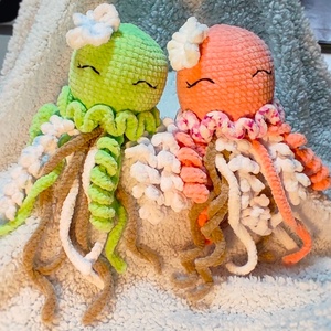 Horgolt plüss medúza/Jellyfish/ - Meska.hu