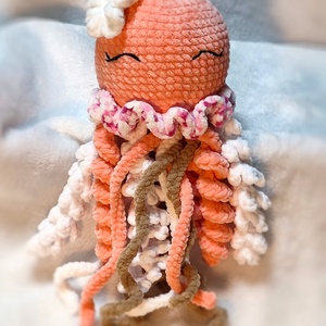 Horgolt plüss medúza/Jellyfish/ - játék & sport - plüssállat & játékfigura - plüss mesefigurák - Meska.hu