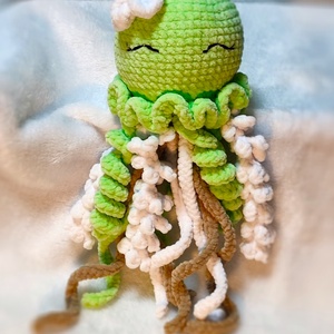 Horgolt plüss medúza/Jellyfish/ - játék & sport - plüssállat & játékfigura - plüss mesefigurák - Meska.hu