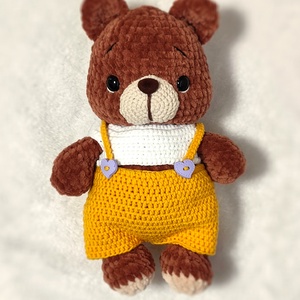 Horgolt plüss maci - Meska.hu