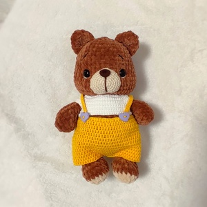 Horgolt plüss maci - játék & sport - plüssállat & játékfigura - maci - Meska.hu