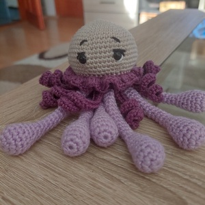 Horgolt amigurumi medúza - játék & sport - plüssállat & játékfigura - polip - Meska.hu