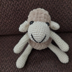 Amigurumi, horgolt bari - játék & sport - plüssállat & játékfigura - plüss bárány - Meska.hu