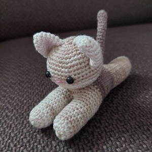 Amigurumi, horgolt cica, Játék & Sport, Plüssállat & Játékfigura, Cica, Horgolás, MESKA