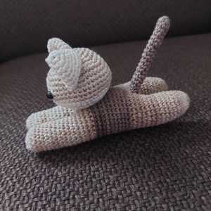 Amigurumi, horgolt cica - játék & sport - plüssállat & játékfigura - cica - Meska.hu