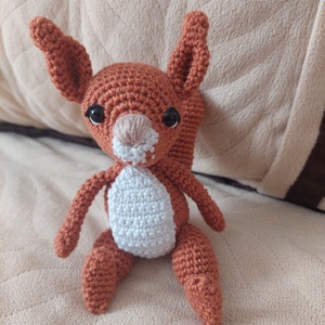 Horgolt amigurumi mókus , Játék & Sport, Plüssállat & Játékfigura, Más figura, Horgolás, MESKA