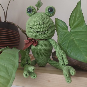Amigurumi, horgolt béka, Játék & Sport, Plüssállat & Játékfigura, Béka, Horgolás, MESKA