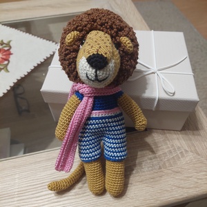 Amigurumi, horgolt oroszlán  - Meska.hu