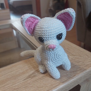 Amigurumi, horgolt cica - játék & sport - plüssállat & játékfigura - cica - Meska.hu