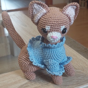 Amigurumi, horgolt cica  - Meska.hu