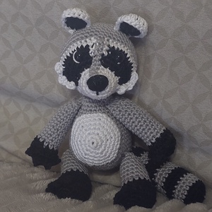 Amigurumi, horgolt mosómedve  - Meska.hu