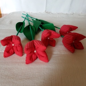 Textil tulipán  - otthon & életmód - dekoráció - Meska.hu