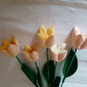 Textil tulipán - Meska.hu