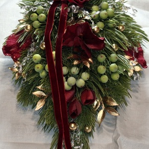 Karácsonyi kopogtató-ajtódísz - karácsony - karácsonyi lakásdekoráció - karácsonyi ajtódíszek - Meska.hu Karácsonyi kopogtató-ajtódísz - karácsony - karácsonyi lakásdekoráció - karácsonyi ajtódíszek - Meska.hu