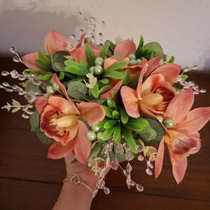 Pink színű virágboxba készített elegáns, ajándékdoboz. - otthon & életmód - dekoráció - asztal és polc dekoráció - díszdoboz - Meska.hu