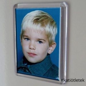 Akril hűtőmágnes tok 60x45 mm-es képhez - Ajándéktárgy - Meska.hu